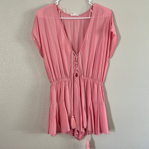 Bubble gum pink romper size small - Picture 1 of 2